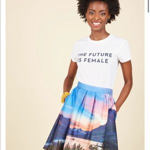 Mountain 🏔 sunset skirt